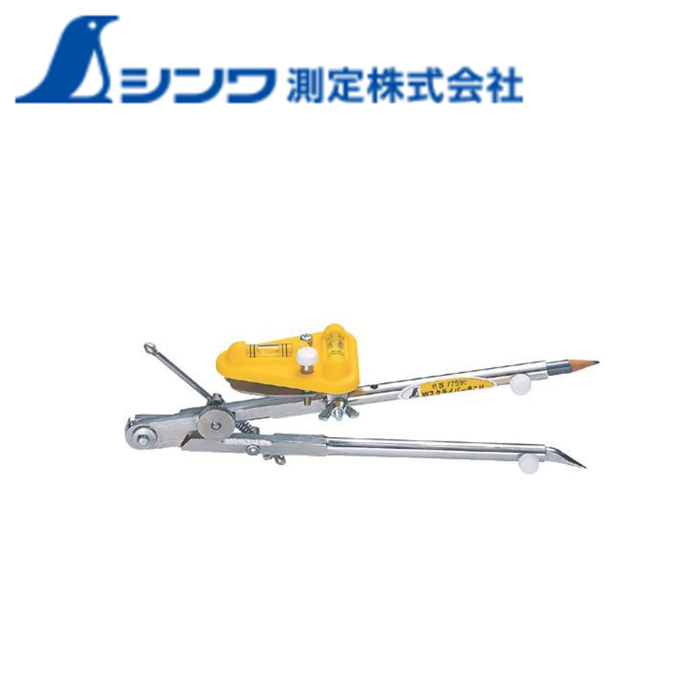 シンワ測定 ダブルスクライバーログ用 きこり 77590 アウトドア アウトドア詳しい機械類 針路羅針儀 羅針儀