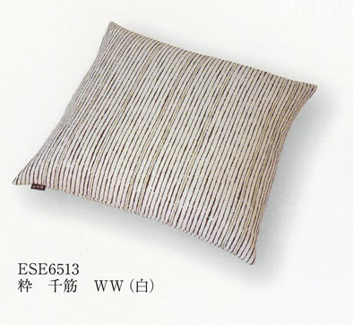 千筋・万筋 小座布団 [粋 千筋] 通常わた入り 45x45cm