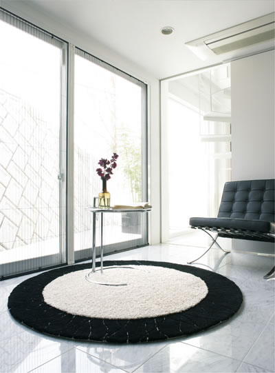 楽天市場】東リ ラグ TOR4601～TOR4607R 150cm×150cm（円形） ラグ