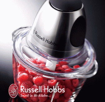 RussellHobbs ラッセルホブス ミニチョッパー14246JPレシピ集付（ミニフードプロセッサー 電動スライサー 刻む、混ぜる お洒落）【クリスマス ギフト プレゼント ラッピング無料】