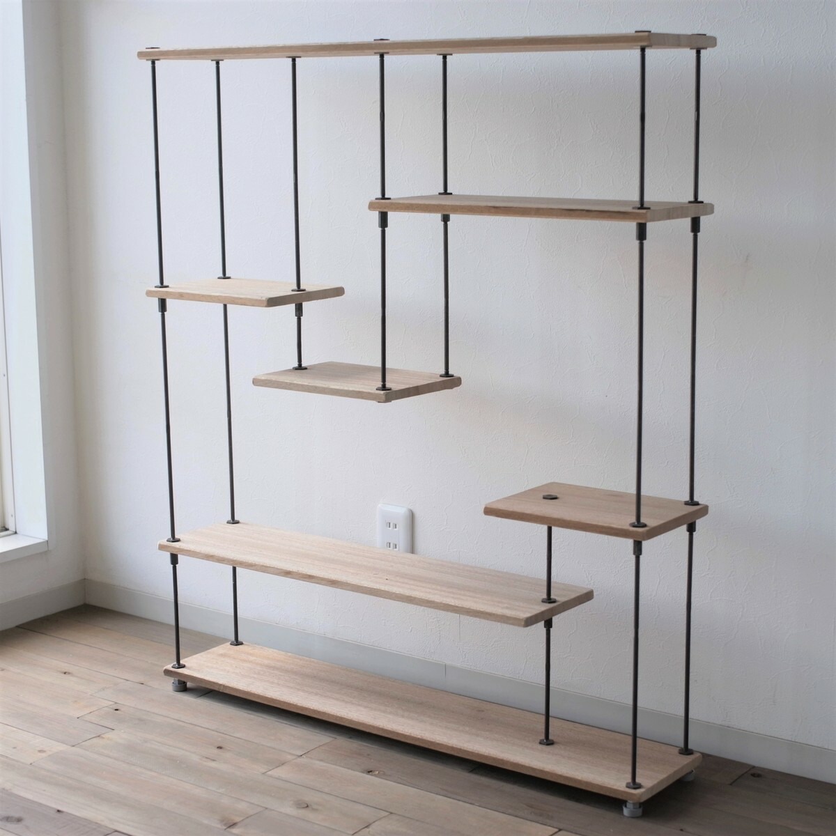 【楽天市場】テレビCM掲載wood iron shelf 1040<em>900</em>180（アイアン 棚 ラック シェルフ 鉄 木 収納棚