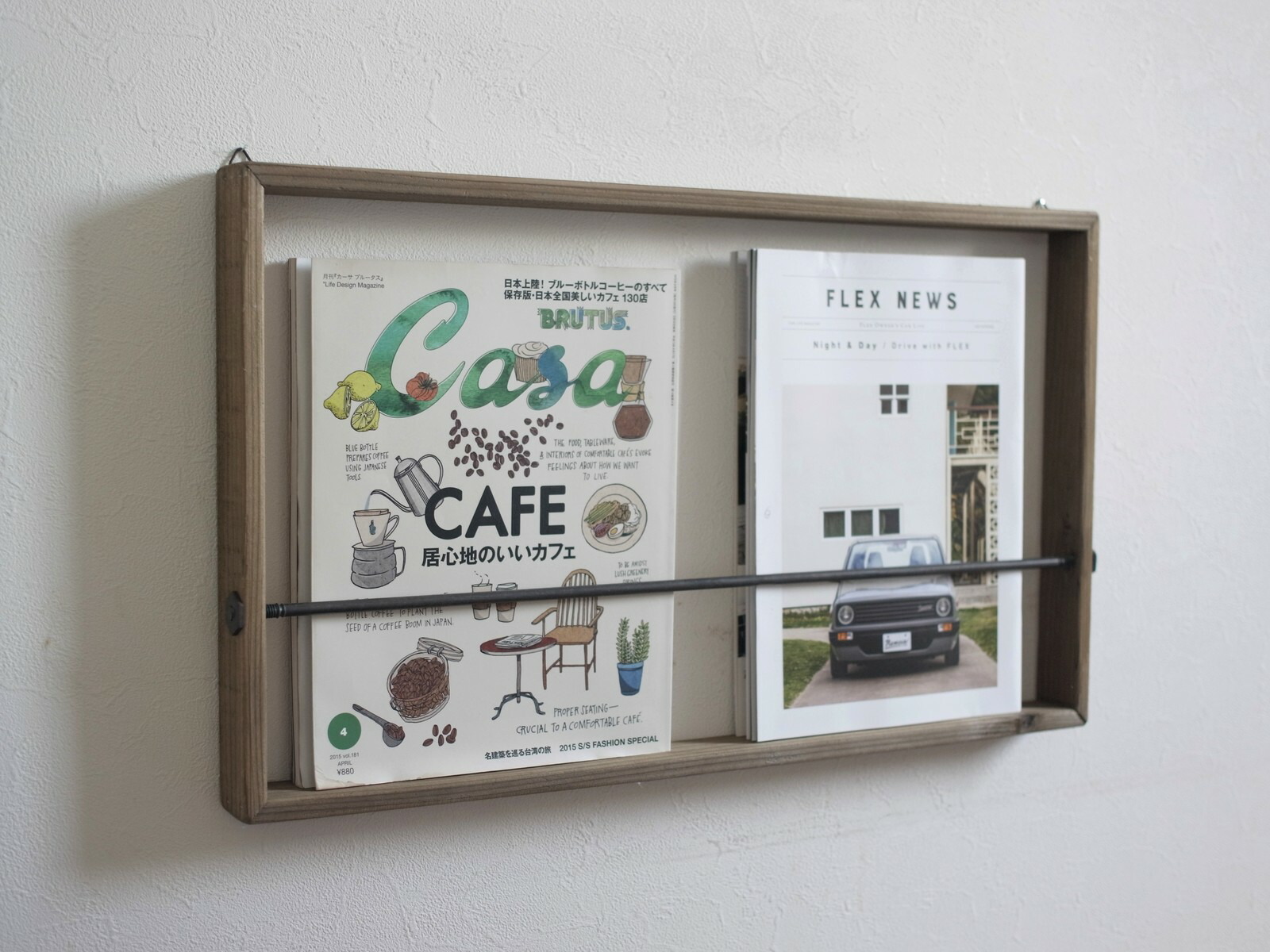 書物　壁掛け 楽天市場】【SALE10％off】~本を身近に~表紙を見せる本棚 wall book