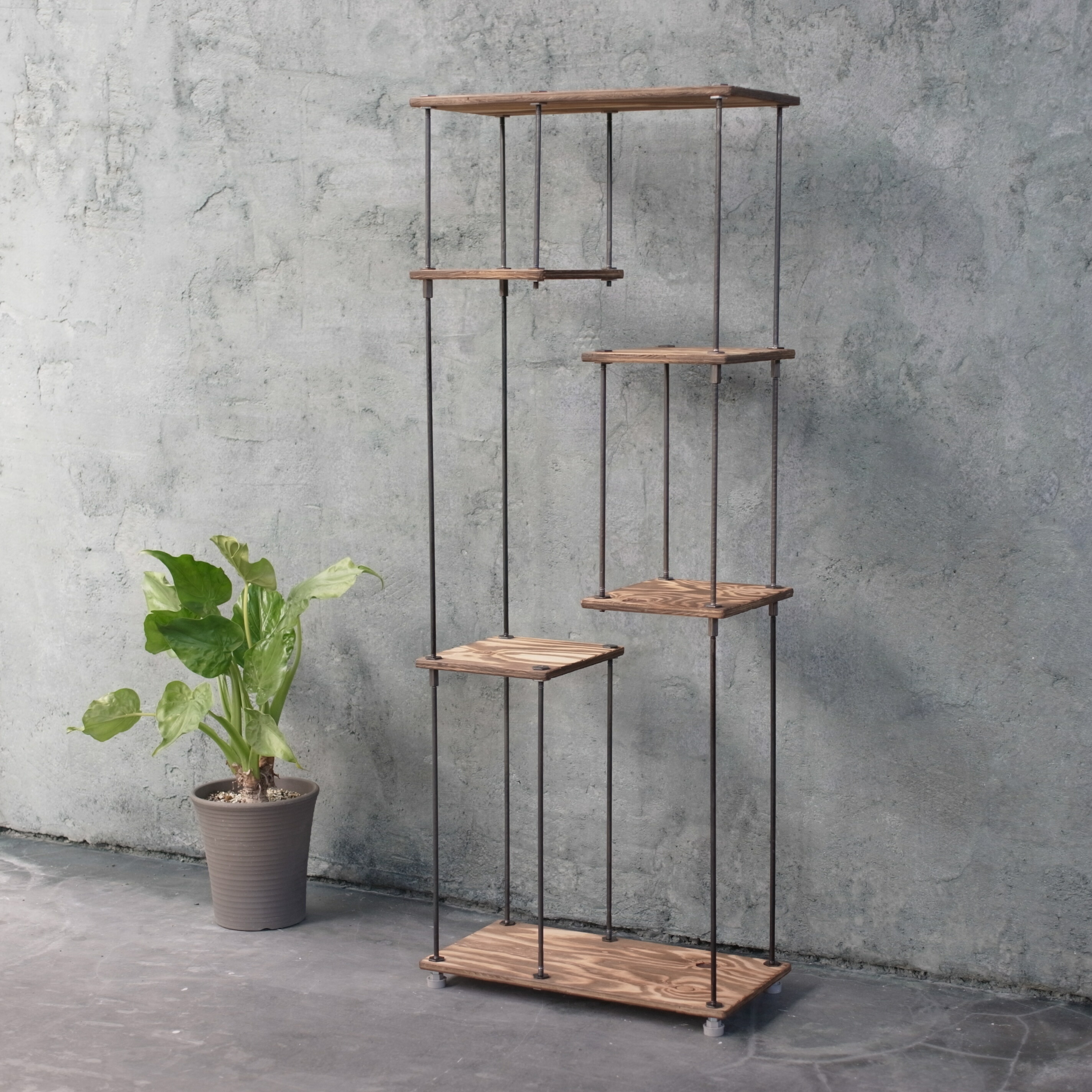 楽天市場】SALE【テレビCM掲載】wood iron shelf 1740*1200*300 : 造形