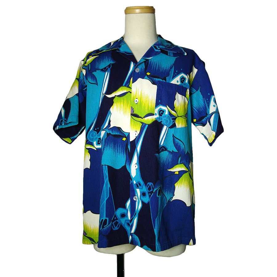 Ground Y(グラウンドワイ) RAYON PRINT CHINESE FLOWER ALOHA SHIRT