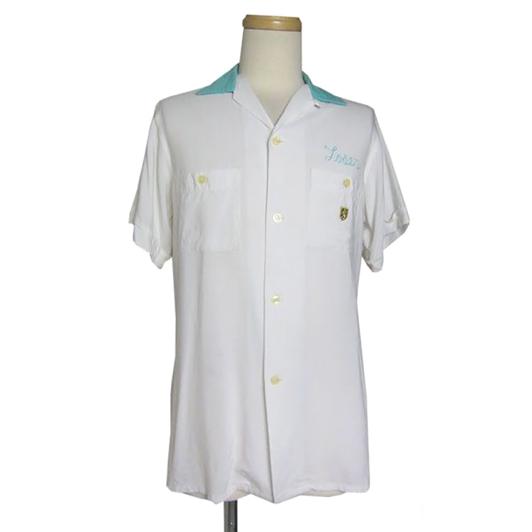 楽天市場】【中古】ハレ 二ウ HALE NIU ボウリングシャツ ボーリング