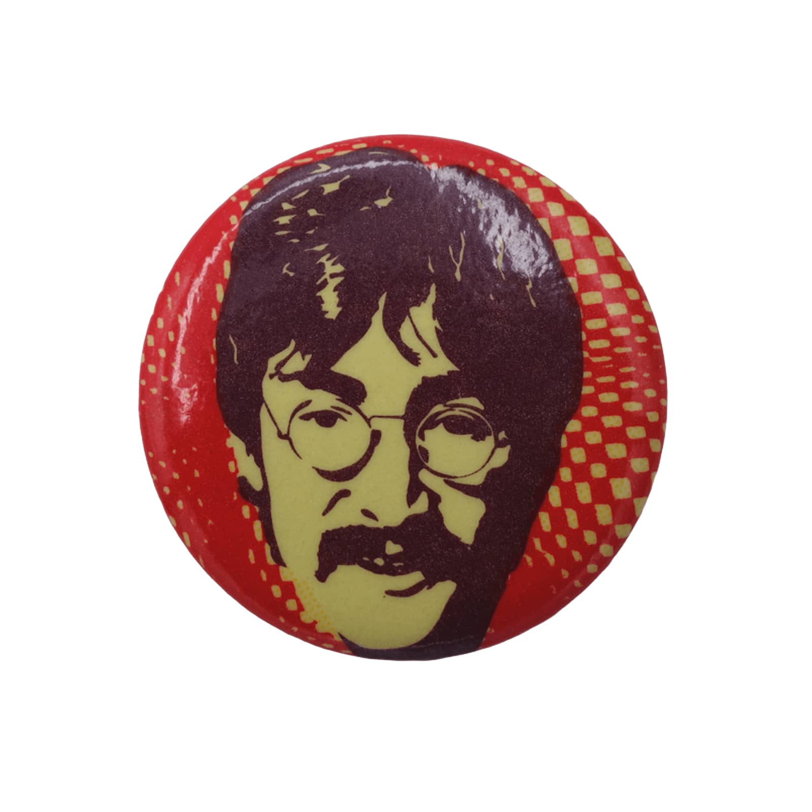 ジョンレノン 缶バッジ　Vintage ヴィンテージ　ビートルズ 追加販売 80sデッドストック ジョン・レノン ヴィンテージ缶