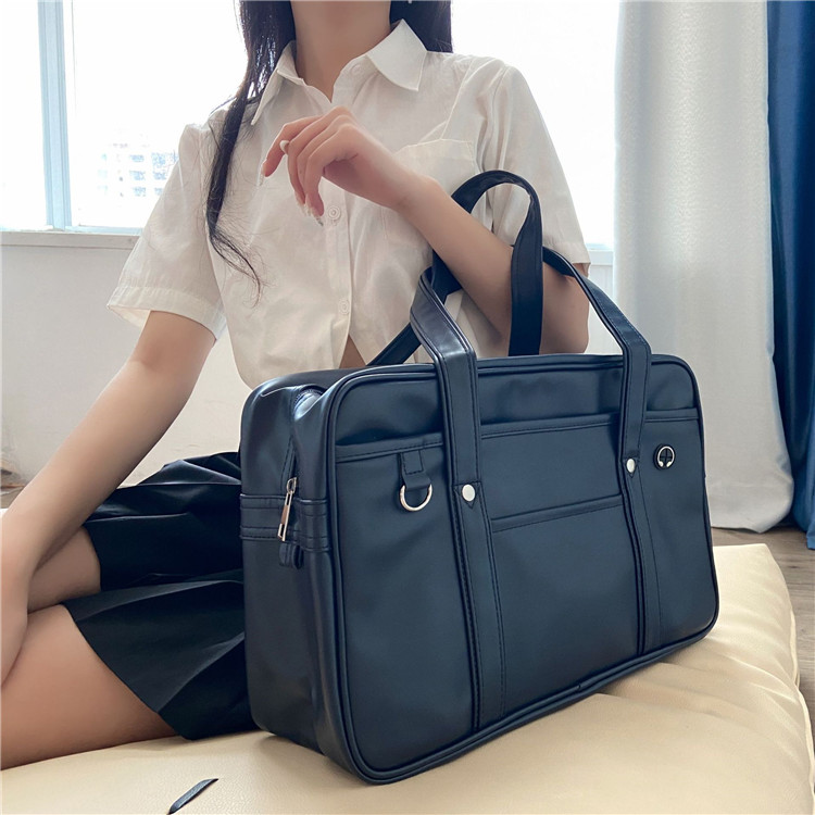 【楽天市場】スクールバッグ 女子 男子 学生鞄 通学バッグ 多機能 PU革 女子高生 高校生 中学生 学生 バッグ カバン 鞄:イコマトレーディング