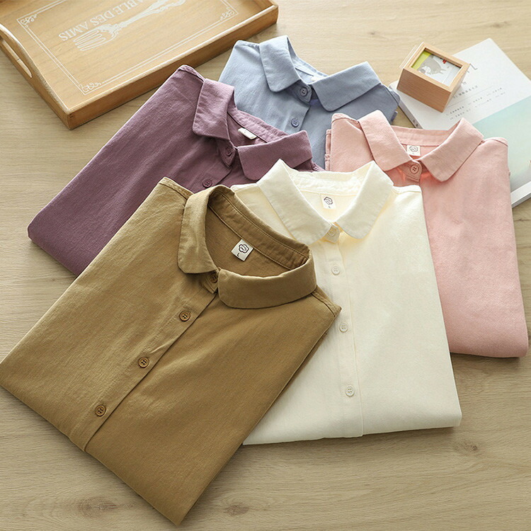 【楽天市場】スクールシャツ 学生服 学生シャツ シャツ レディース 長袖 長袖シャツ トップス おしゃれ 無地 シンプル カジュアル 通勤 ...