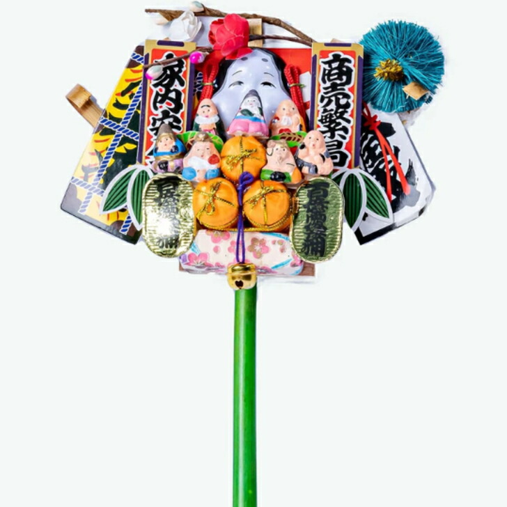 楽天市場】熊手開運福あつめセット(2本セット) 縁起物 大入 大吉
