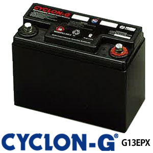 サイクロンG G13EPX メタルジャケット付き ディープサイクルバッテリー エナーシス製 (ホーカーバッテリー) 蓄電池 サイクルサービス CYCLON-G BATTERY サイクロンジー オフグリッド 独立電源 バッテリーカー UPS 観測装置 医療 工場 低温 高温 極地