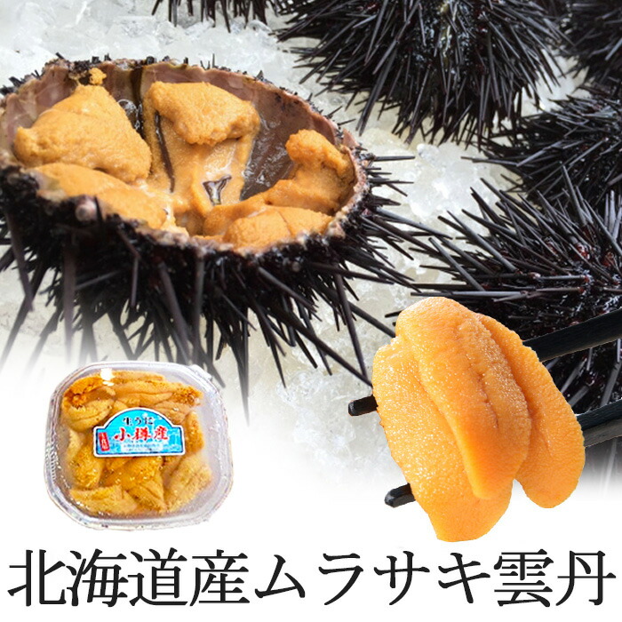 55 Off 訳あり品 無添加 生むらさきうに 紫海胆 北海道産 約90g 1パック 塩水パック入り Materialworldblog Com
