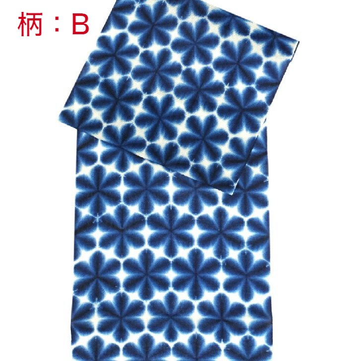【百貨店SALE20%OFF】雪花絞り 浴衣（綿織物の御召しもの） 布切れ 有松・鳴海 綿100％ 未仕立てもの