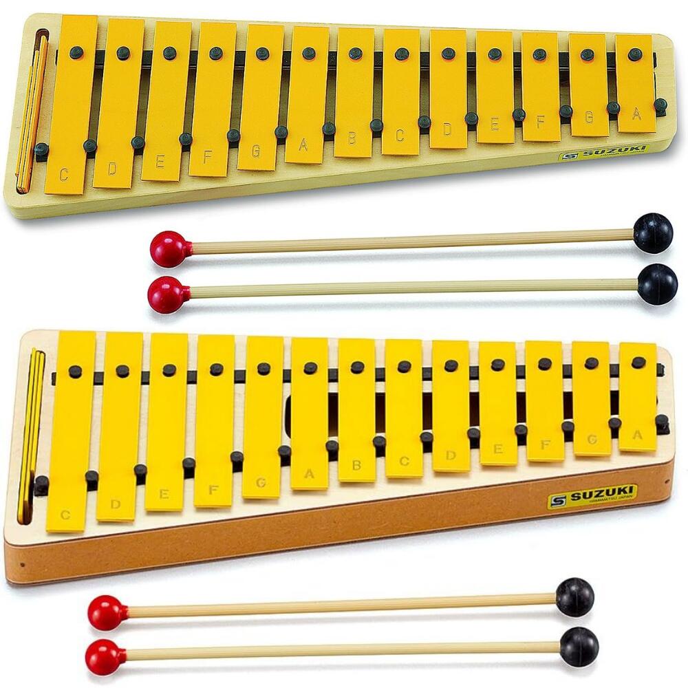 楽天市場】グロッケン 鉄琴 楽器 No.227（バチ付） ゼンオン