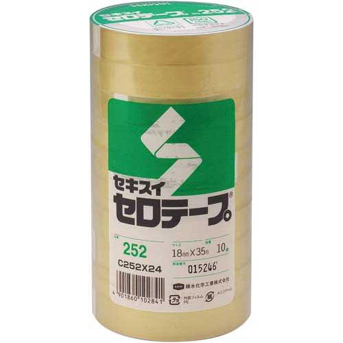 セロハンテープ セロテープ 35m 18mm幅（200巻） セキスイ