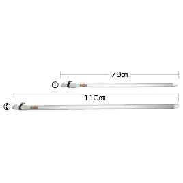 旗棒 アトミックポール 1 2m Ice Org Br