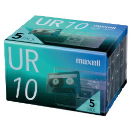 楽天市場 オーディオカセットテープ 10分 5巻 Maxell いくるん