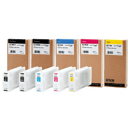 【1000円OFFクーポン配布中！4/14 17:00～4/17 9:59】大判インクジェットプリンター用インクカートリッジ 純正 350ml マゼンタ シアン ブラック イエロー EPSON エプソン