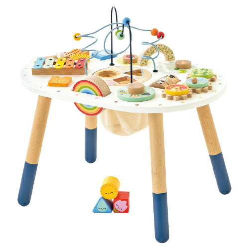 【500円OFFクーポン配布中！4/14 17:00～4/17 9:59】おもちゃ テーブル アクティビティテーブル 1セット