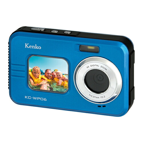 【500円OFFクーポン配布中！7/17 17:00～7/27 8:59】カメラ デジタルカメラ デジカメ 防塵 防水 KC-WP06 ケンコー・トキナー｜いくるん