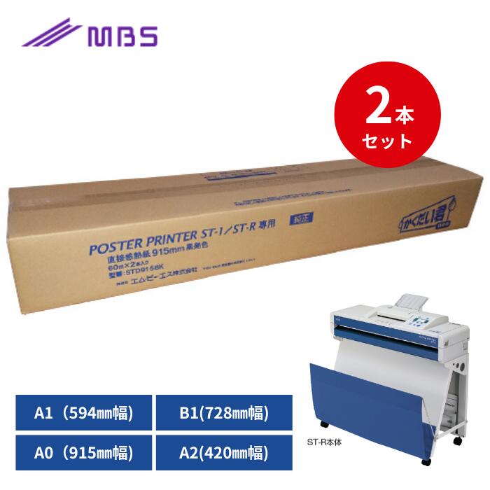 ポスタープリンター かくだい君neo STD915BK 2本 ポスタープリンター かくだい君neo STD915BK 2本 ポスタープリンター