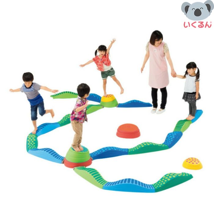 体操好きな子に‼️レインボーバランスストーン　収納袋付き Amazon | バランス遊具 運動遊具 レインボーバランスストーン 6