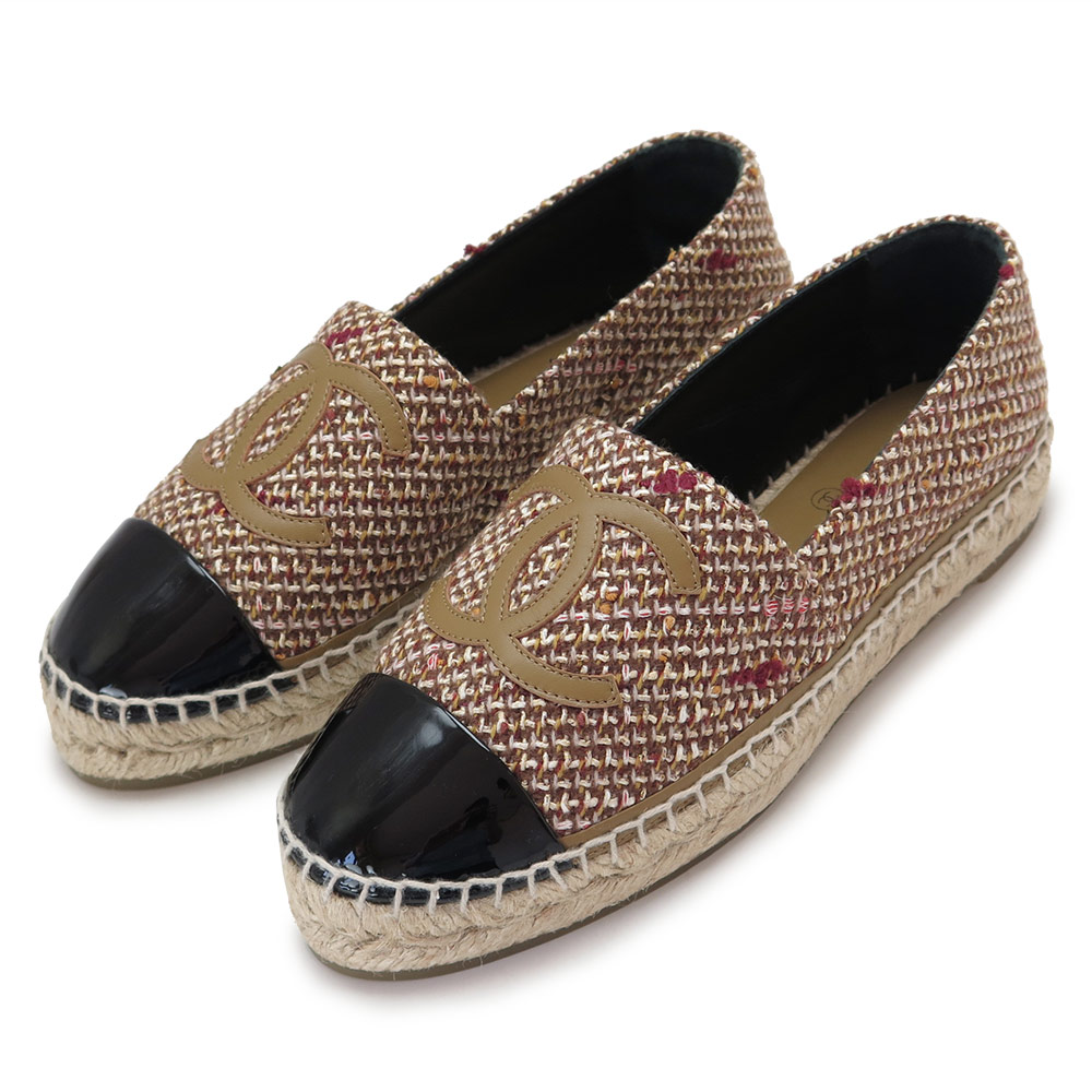 CHANEL CCマーク ロゴ カメリア エスパドリーユ 36 Amazon | [CHANEL] (シャネル) G29762 CC ココマーク スリッポン