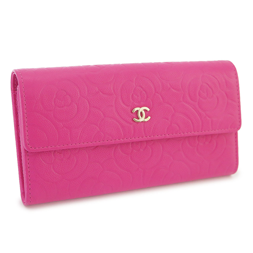 CHANEL ラムスキン ピンク長財布　ギャランティーカード・領収書・箱あり 楽天市場】【美品】 シャネル 長財布 クラシック ロングジップ