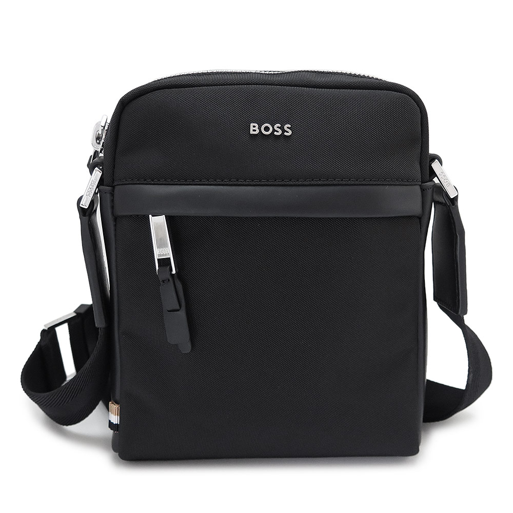 ショルダーバッグ BOSS Men Shoulder bag Black 50536169 001 BOSS Ray Crossbody bag recycled polyester black - 50536169