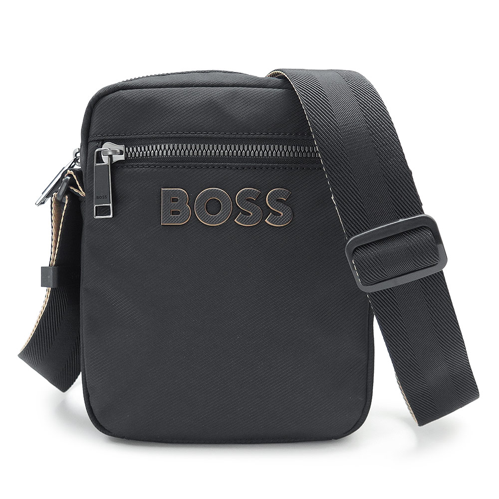 ヒューゴボス HUGO BOSS ショルダーバッグ メンズ Catch_3.0_NS_Zip 50511961 004 クロスボディバッグ ポシェット ブラック 大谷翔平 愛用ブランド 【2026年春夏新作】|ILB店