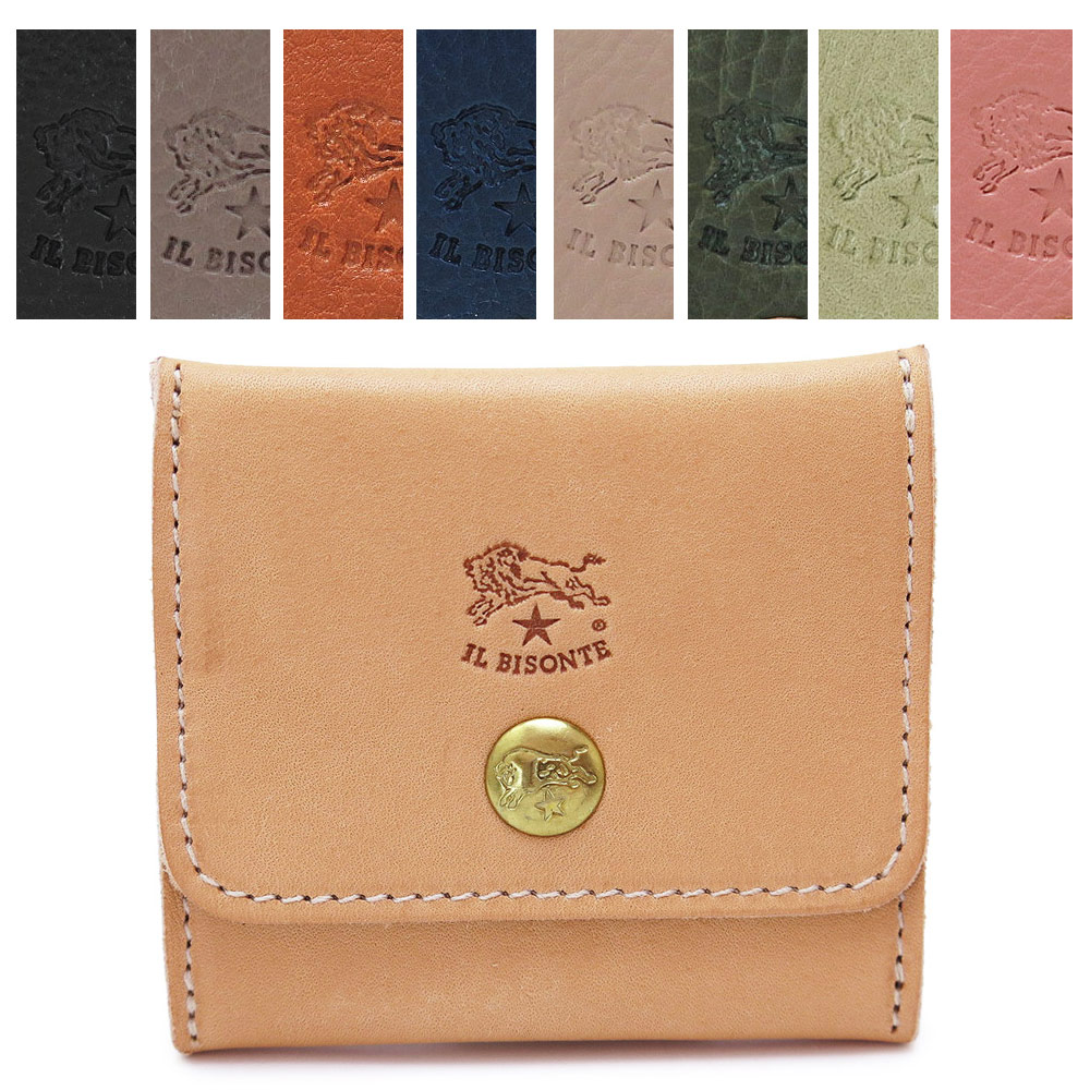楽天市場】IL BISONTE イルビゾンテ レザーコインケース 小銭入れ