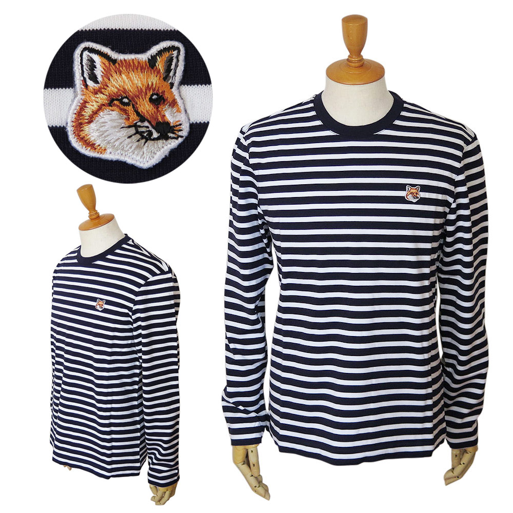楽天市場】メゾンキツネ 長袖Tシャツ MAISON KITSUNE ボールド