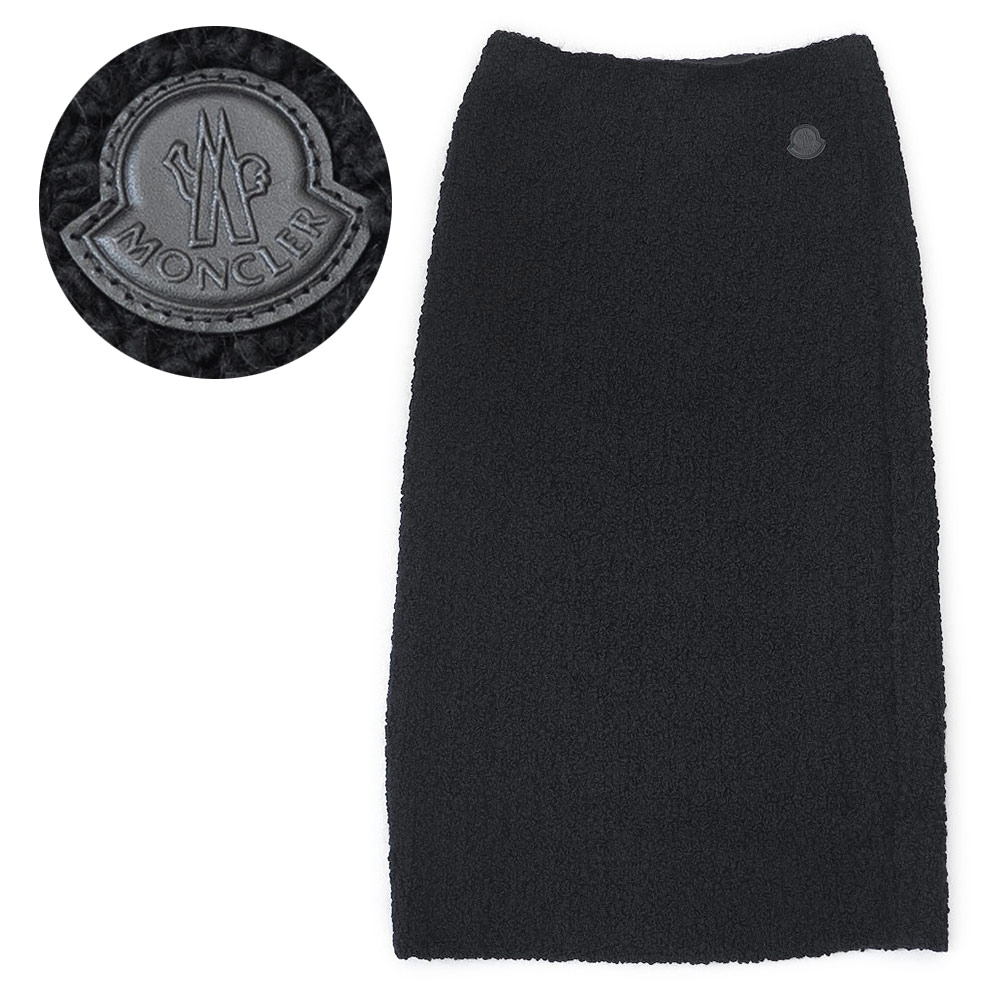 MONCLER　モンクレール　タイトスカート　今日限定セール MONCLER (モンクレール) ジップ ポケット 半袖 ワンピース