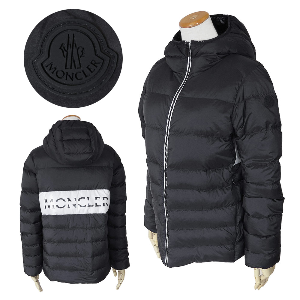 MONCLER BRUNECフリル付きダウンジャケット ベージュ　0サイズ ☆大人気☆】 裾フリルが可愛い モンクレール ☆ BRUNEC