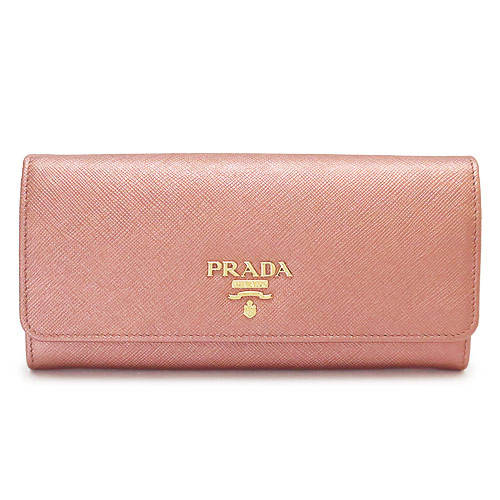 プラダ フェラガモ 長財布 Prada 財布 二つ折り マリメッコ レディース ダークピンク モンドレ プラダ メタリック ピンク系 1mh132 Qwa F0cbv Saffiano Metal Antico Mordore ｉ ｌｏｖｅ ｂｒａｎｄ Prada プラダ 財布 レディース 新品