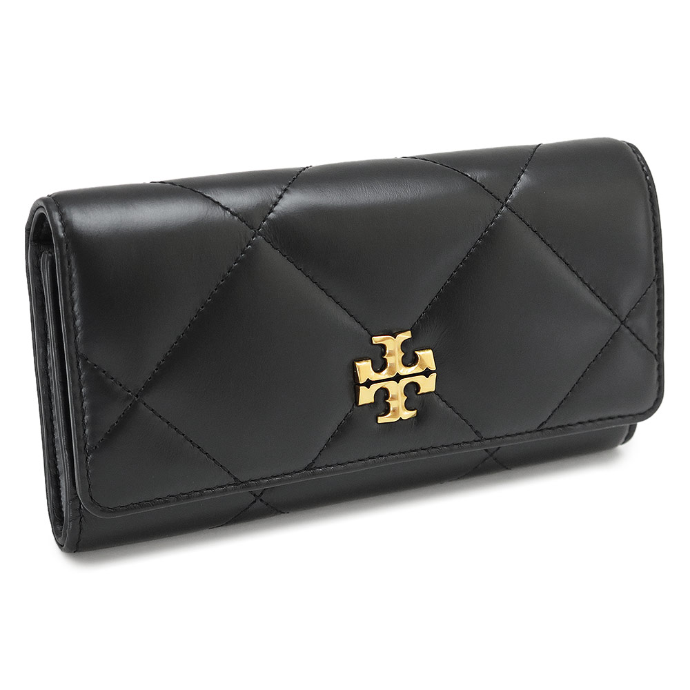 【極美品】トリーバーチ　二つ折り　財布　ブラック TORY BURCH トリーバーチ 二つ折り財布 T Monogram Tモノグラム