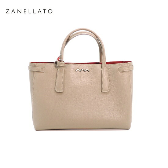 【定価7.5万・新品】ZANELLATO（ザネラート）レザーミニトートバッグ DUO METROPOLITAN S LIGHT ベージュ イタリア製【50％OFF】 27,704円