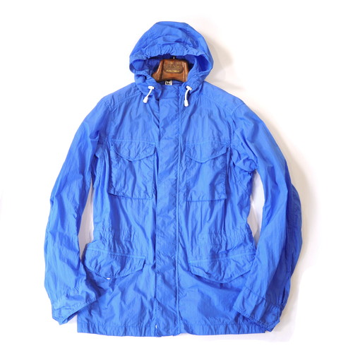 【通貨価値5.6万・新品・S,M,L】F4J（エフフォージェイ）ナイロンフーデッドブルゾン 青碧 パッカブル 撥水工業 FQ7004【85％OFF】