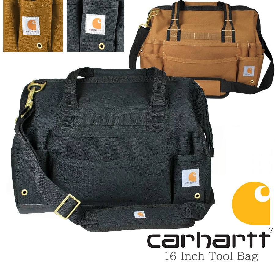 カーハート ツールバッグ Carhartt バッグ メンズ レディース ボストンバッグ 工具バッグ 工具箱 プレゼント ハンドバッグ レガシー16インチ ツールバッグ Legacy 16 Tool Bag スポーツ 収納 おしゃれ ブランド ポケット ワーク アメカジ タウンユース アウトドア 正規品