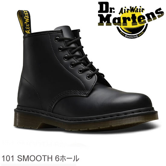 楽天市場 ドクターマーチン Dr Martens 6ホール ブーツ 101 Archive 6 Hole Boots Black Vintage Smooth Delito