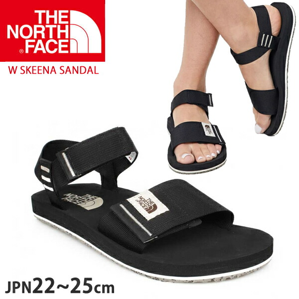 北の方人間の顔 サンダル レディース 運動競技サンダル THE NORTH FACE SKEENA SANDAL スポサン 黒いこと 黒 NF0A46BF 定め事品取りまわしバス発着場