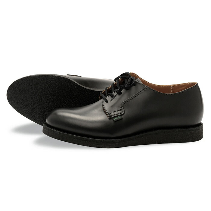 レッドウィングポストマンオックスフォードREDWING101PostmanOxfordブラックオリジナルレザーワークブーツアメリカ製正規品取扱店舗