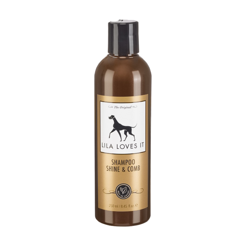 配送員設置送料無料 Lila Loves It シャンプー シャインコーム 250ml 犬 犬用 無添加シャンプー 香料 着色料 パラベン 石油系 アルコール系界面活性剤一切不使用 高級シャンプー イリオスマイル Cmdb Md