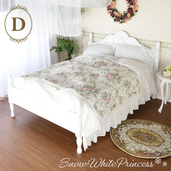 楽天市場】ダブル ベッドフレーム のみ 木製アンティーク