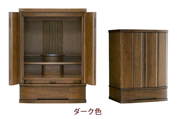 【マラソン限定!確率1/2で最大100％ポイントバック】仏壇 モダン仏壇 家具調仏壇 IEBT-0200 28号 ナラ ダーク色 ライト色 LEDライト付 リビング仏壇/現代仏壇/国産/日本製