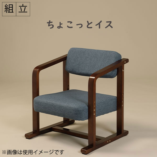 【マラソン限定!確率1/2で最大100％ポイントバック】ちょこっとイス 頑丈 肘置き 玄関 安全 楽 和室 畳ずり [LC-11(BR) /LC-11(NV)]
