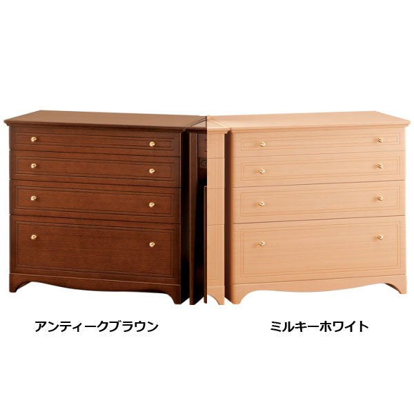 【マラソン限定!確率1/2で最大100％ポイントバック】チェスト 幅80 アクセサリー収納 箪笥 タンス シンプル 高級感 姫系 大人かわいい [プリティカ チェスト]