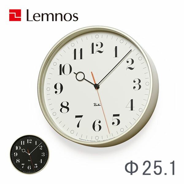 【マラソン限定!確率1/2で最大100％ポイントバック】[RIKI RING CLOCK リキ リングクロック WR20-05 BK/WH] 日本製 掛け時計 壁掛け ウォールクロック おしゃれ シンプル デザイナーズ 個性 オリジナリティ 黒 白 16,060円