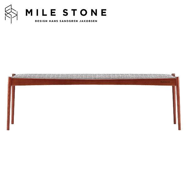 ベンチ MILE STONE BENCH 150 Fabric ダイニングベンチ リビング 椅子 チェア 長椅子｜アイルインテリアエクセル