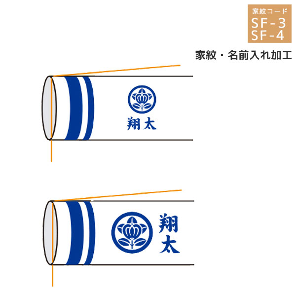 【マラソン限定!確率1/2で最大100%ポイントバック】2026年度 日本製 徳永鯉 室内飾り鯉のぼり用 家紋・花個紋・名入れ SF-3 SF-4 浮き浮き 吊るし飾り鯉のぼり 室内飾り【端午の節句】