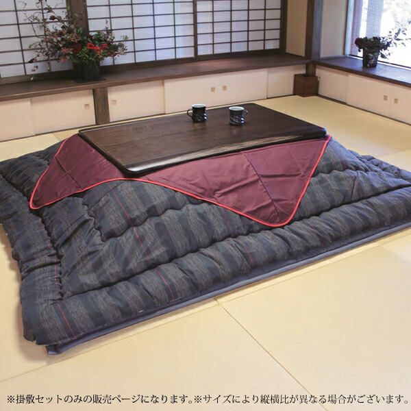 公式ストア こたつ布団 長方形 掛敷セット KF-382 #60 180サイズ用 暖か